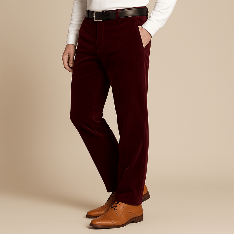 Domoir | Straight Cut Corduroy Trousers