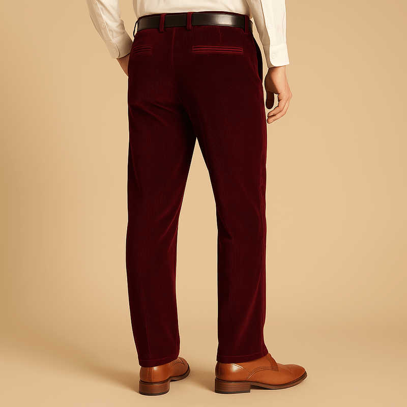 Domoir | Straight Cut Corduroy Trousers