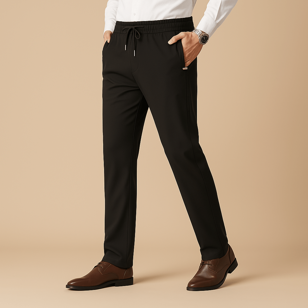 Domoir | Stretch Slim Fit Trousers