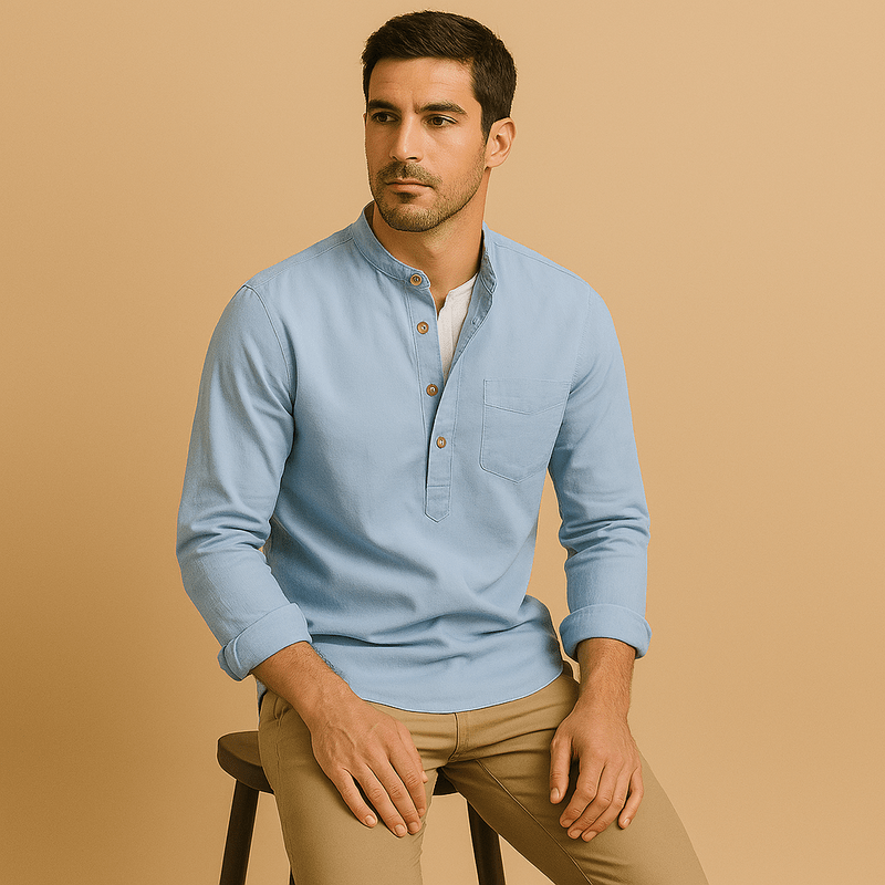 Domoir | Structured Denim Shirt