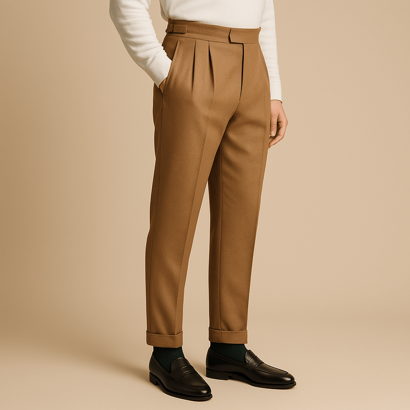 Domoir | Tailored Pleated Trousers