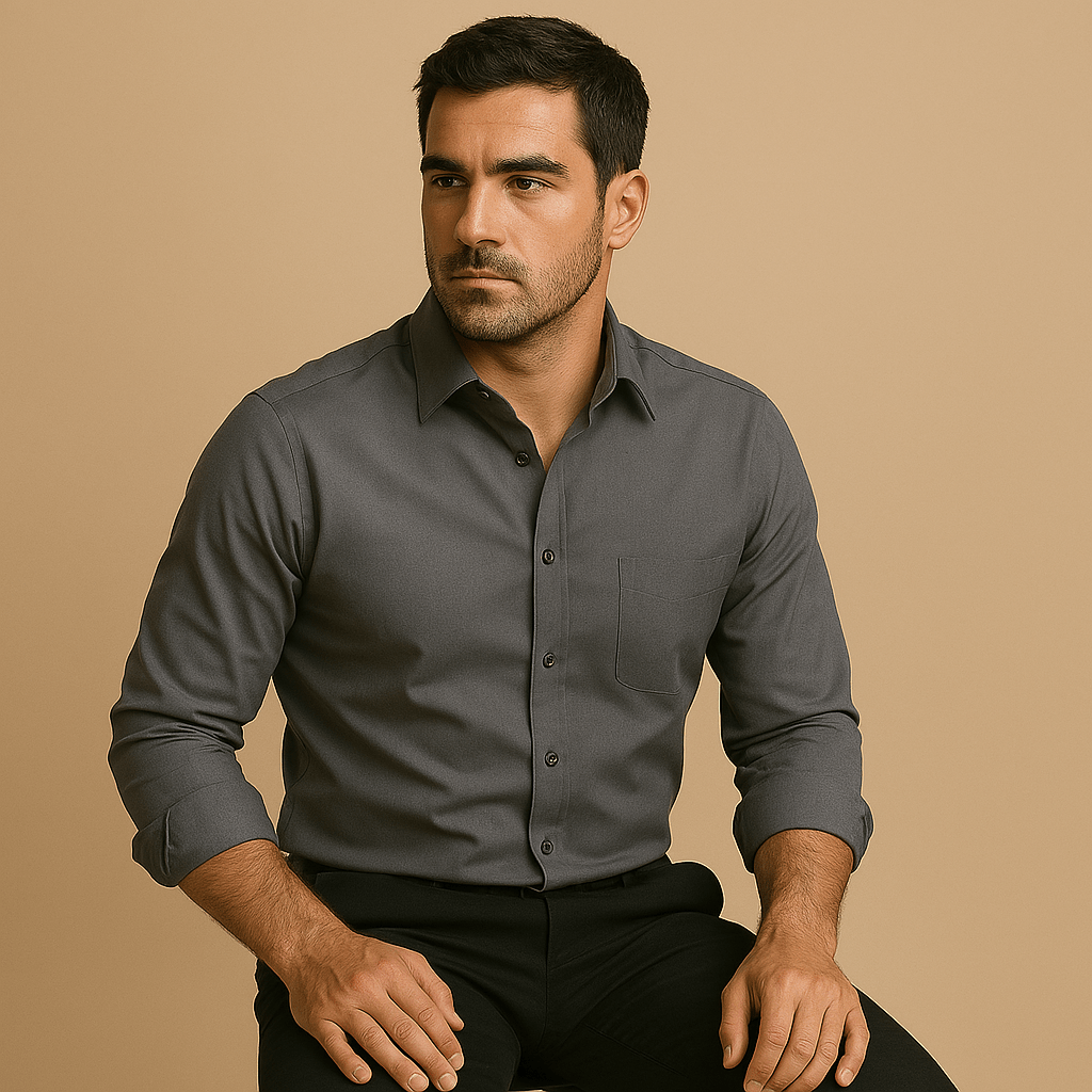 Domoir | Tailored Silk Shirt