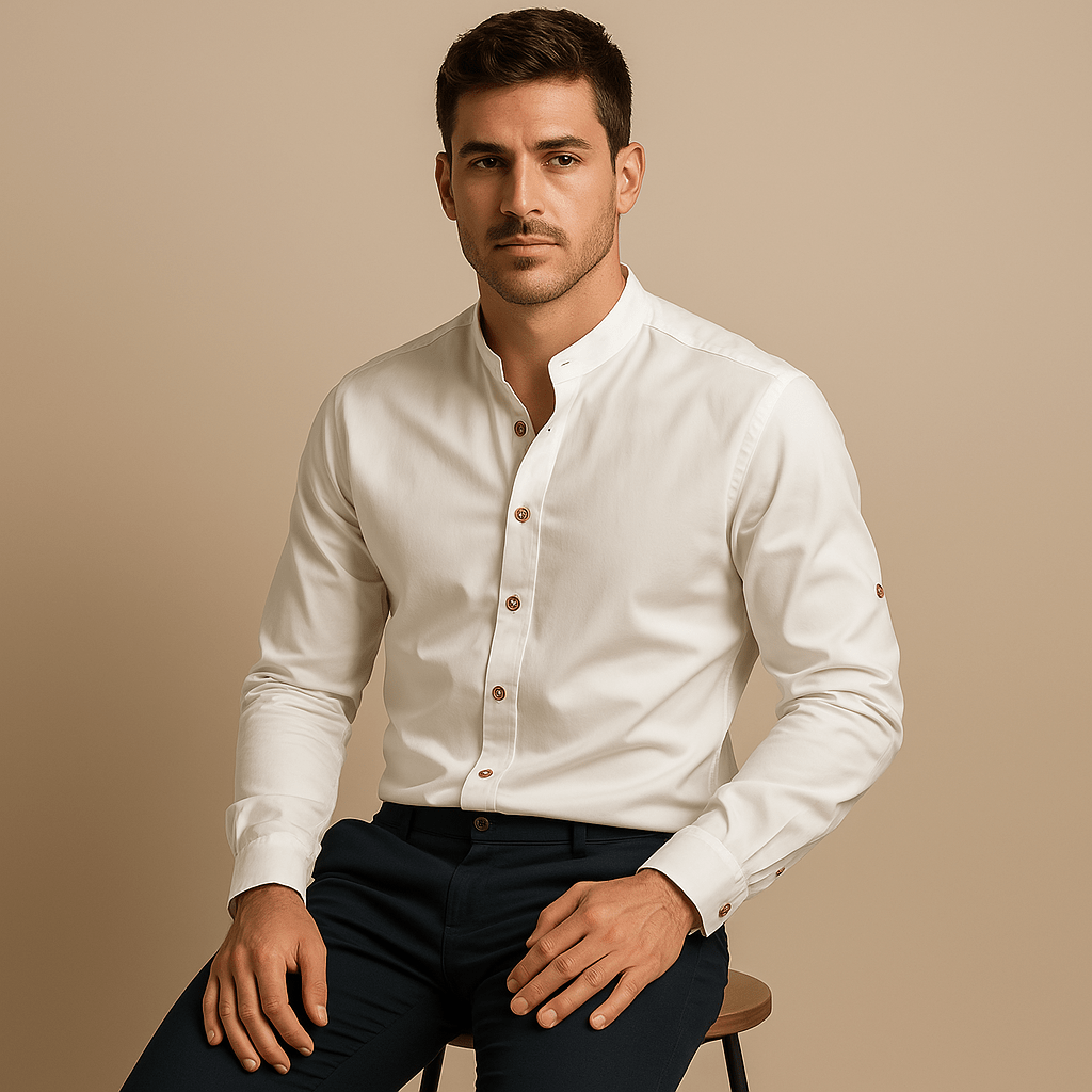 Domoir | Textured Cotton Shirt