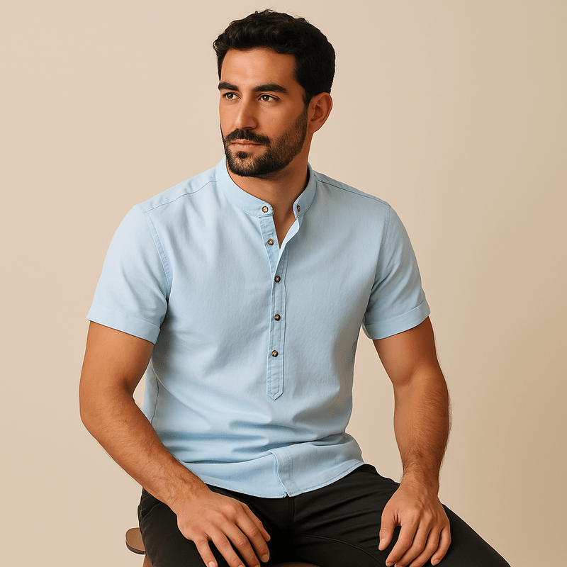 Domoir | Textured Linen Shirt