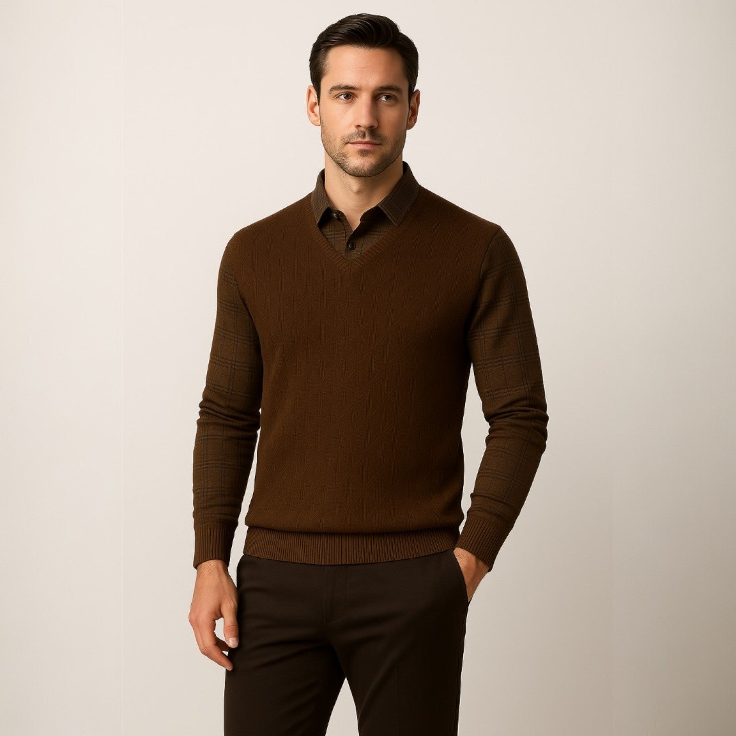 Domoir | Thermal Cotton Polo Shirt
