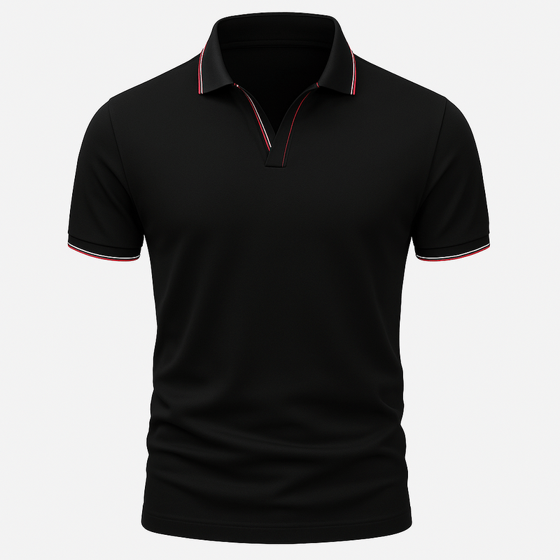 Domoir | V-Neck Everyday Polo Shirt