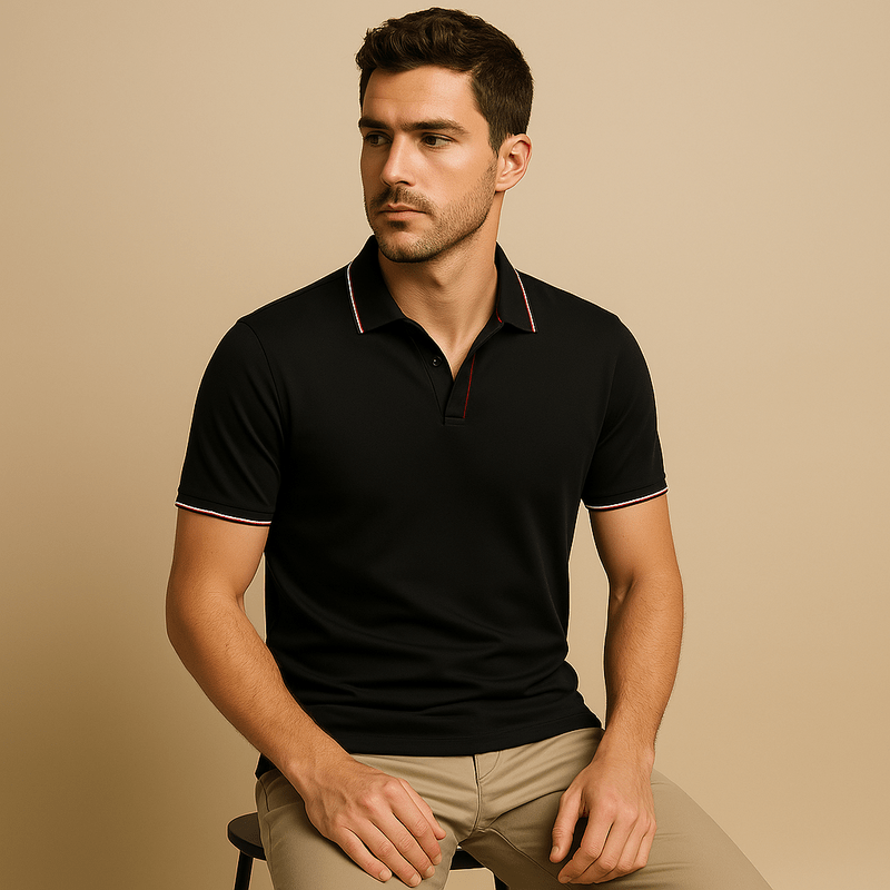Domoir | V-Neck Everyday Polo Shirt