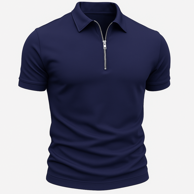 Domoir | Zip Polo Shirt