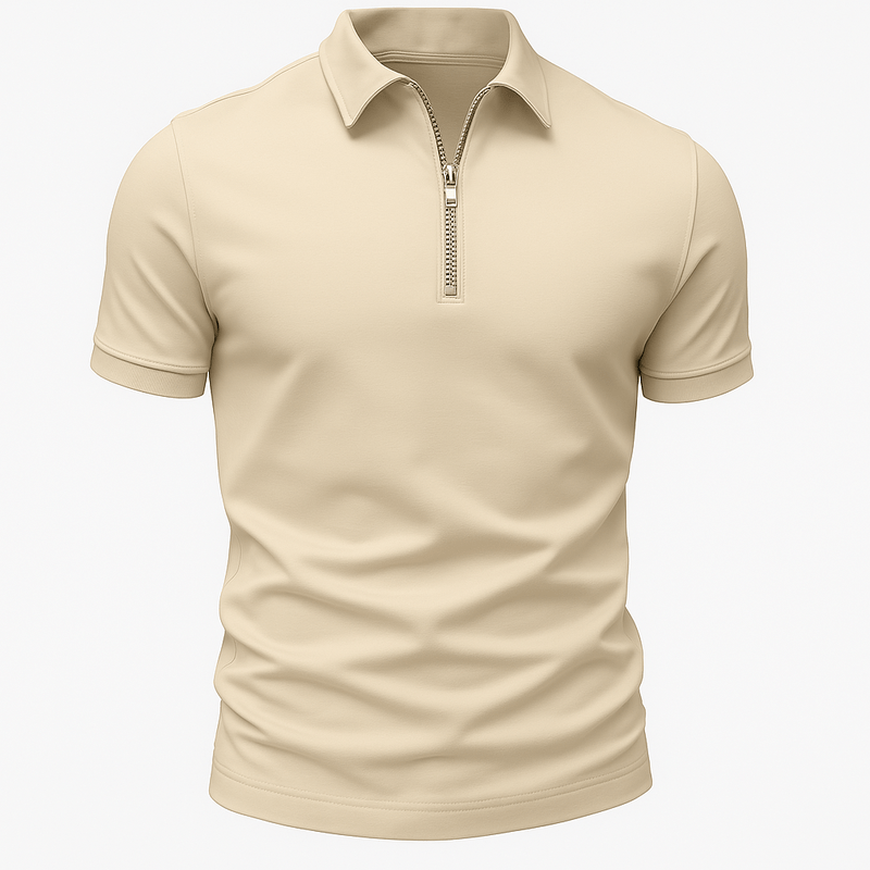 Domoir | Zip Polo Shirt